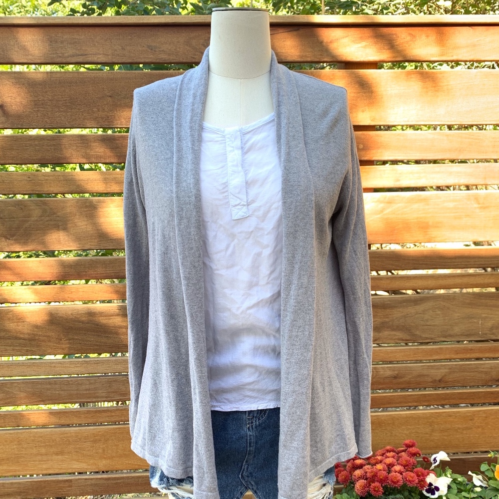 Silk, Cashmere Blend Draped Cardigan